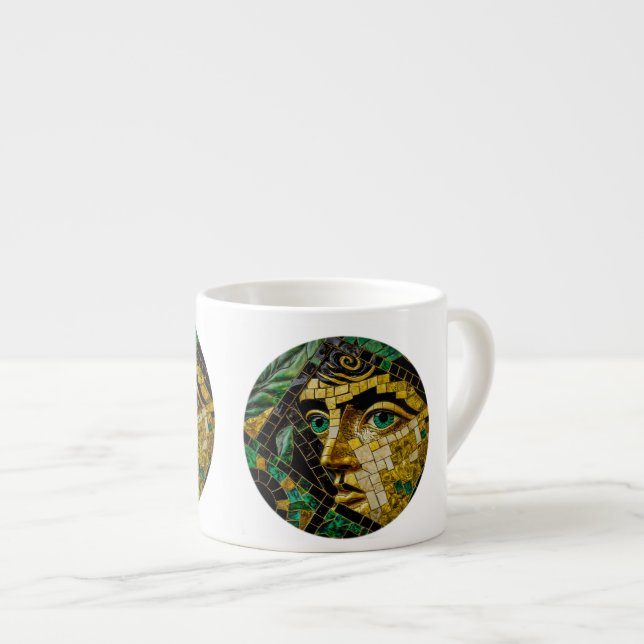 Altgriechische Mystery Espresso-Tasse Espressotasse (Vorderseite Rechts)