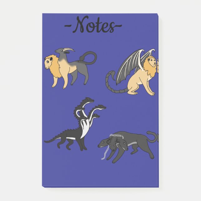 Altgriechische Mythologie Post-it Klebezettel (Vorderseite)