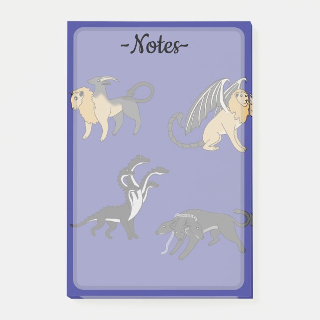 Altgriechische Mythologie Post-it Klebezettel (Vorderseite)