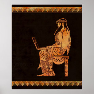 Altgriechischer Geschäftsmann Poster
