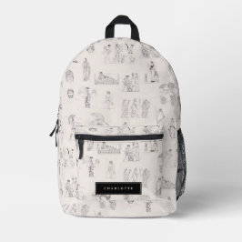Altgriechischer Individuelle Name für klassische g Bedruckter Rucksack