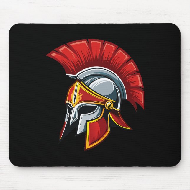 Altgriechischer korinthischer Helm Mousepad (Vorne)