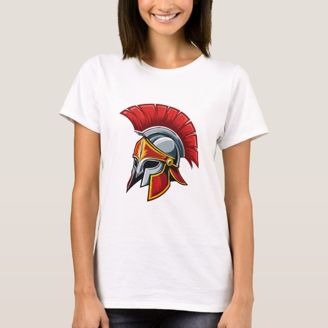 Altgriechischer korinthischer Helm T-Shirt (Vorderseite)