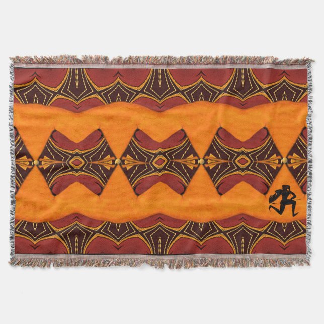 Altgriechischer Krieger angeredete Decke (Vorderseite)