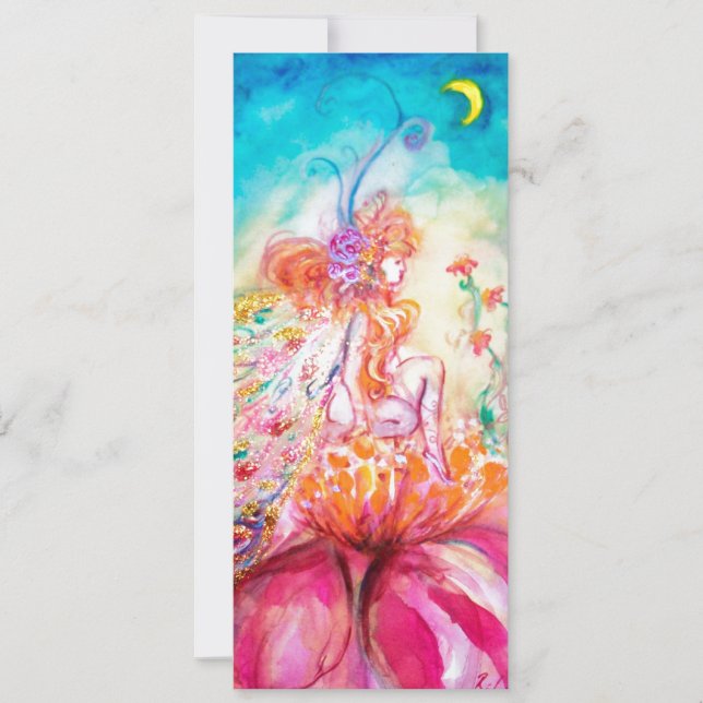 ALTHEA, rosa, blaues, gelbes Goldpapier Ankündigung (Vorderseite)