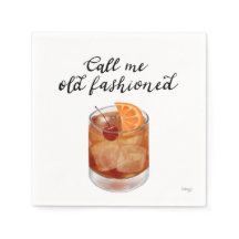 Althergebrachte Cocktailservietten