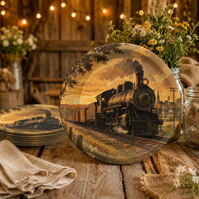 Althergebrachter Landzug Pappteller (Von Creator hochgeladen)
