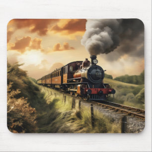 Althergebrachter Zug Mousepad