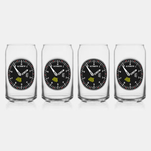 Altimeter Pilot Aviation Geek Dosenglas