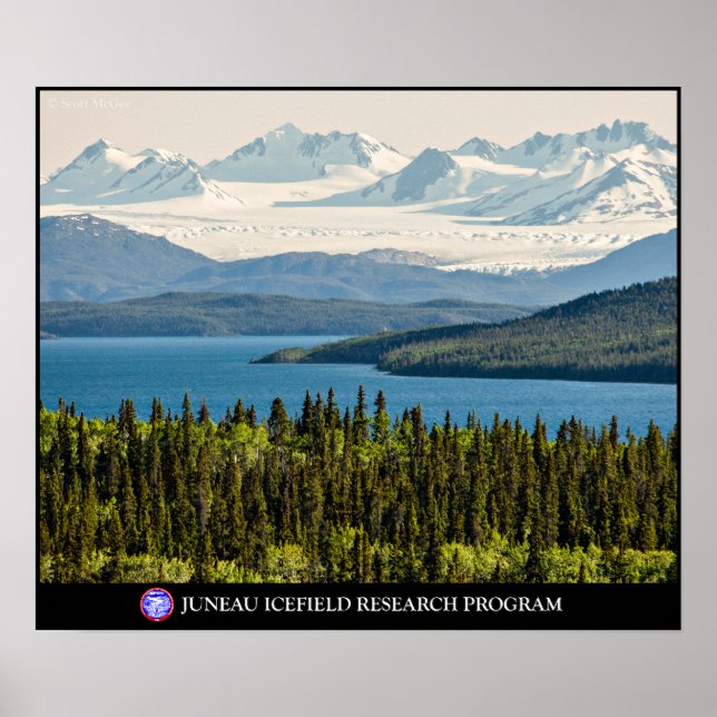 Altin Lake und Juneau Icefield Poster (Vorne)