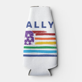 Altistische Regenbogenflagge Flaschenkühler