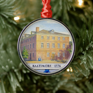 Altkongresshalle in Baltimore, Maryland Ornament Aus Metall
