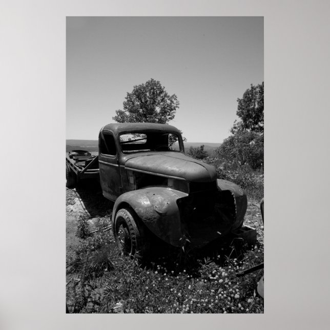 Altlastwagen Poster (Vorne)