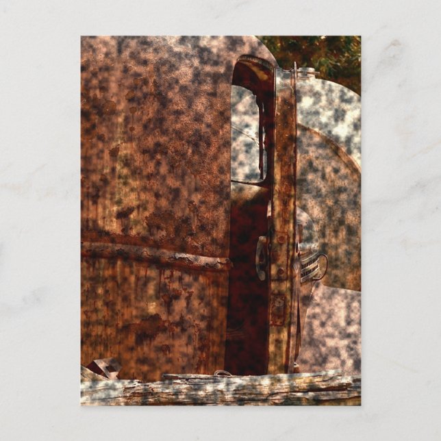 Altlastwagen Postkarte (Vorderseite)