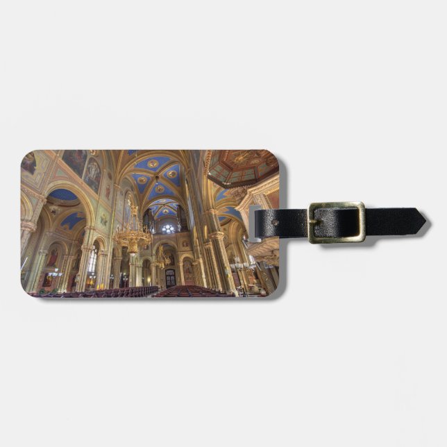 Altlerchenfelder Kirche Wien Gepäckanhänger (Vorderseite horizontal)