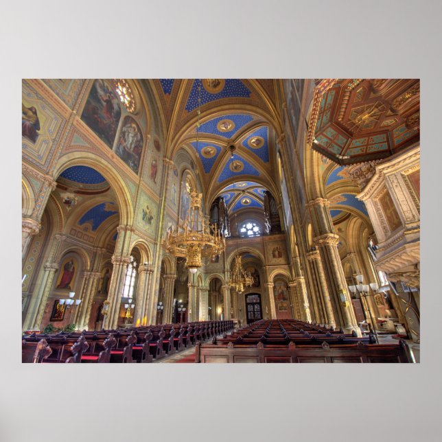 Altlerchenfelder Kirche Wien Poster (Vorne)