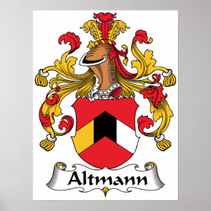 Altmann-Familienwappen Poster