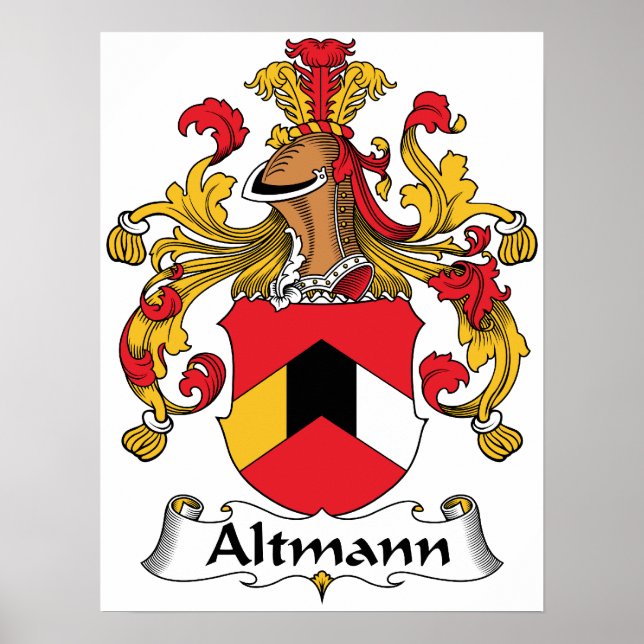 Altmann-Familienwappen Poster (Vorne)