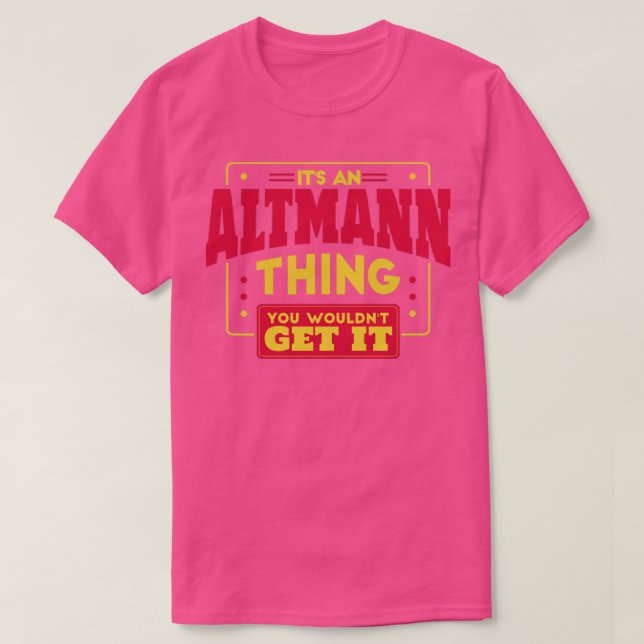 Altmann T-Shirt (Design vorne)