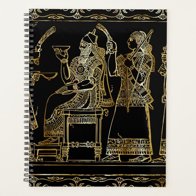 Altmesopotamisches Goldrelief Planer (Vorderseite)