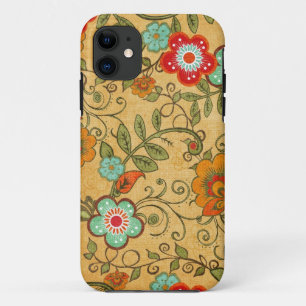 Altmodische Blume Case-Mate iPhone Hülle