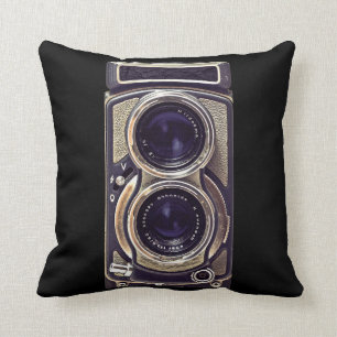 Altmodische Kamera Kissen