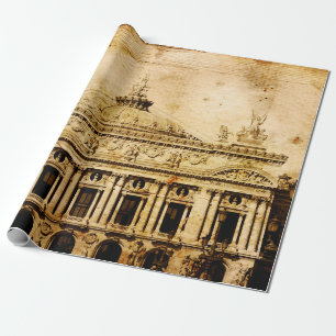 Altmodische Paris, uralt, antike, Geschenkpapier
