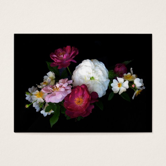 Altmodische Rose ATC (Vorderseite)