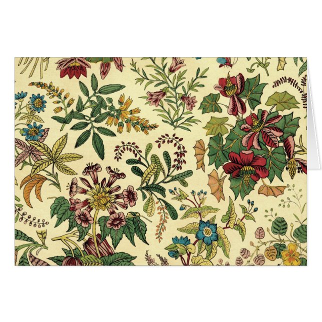 Altmodischer Blumenüberfluß (Vorderseite (Horizontal))