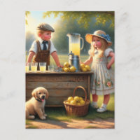 Altmodischer Limonade-Stand