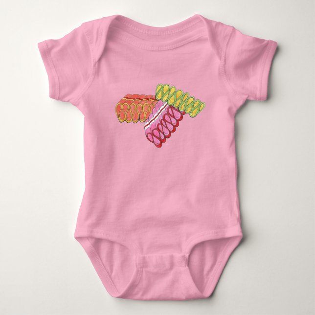 Altmodischer Weihnachts-Weihnachtsfeiertag Baby Strampler (Vorderseite)