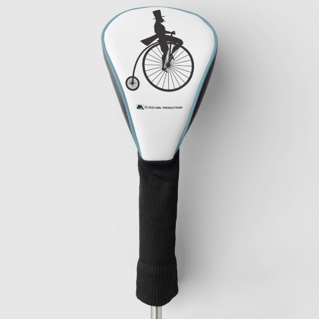 Altmodisches Fahrrad Golf Headcover (Vorderseite)