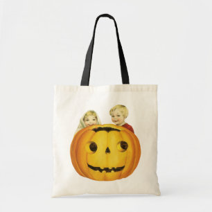 Altmodisches Halloween, Jack-o'-Laterne(Pumpkin) Tragetasche