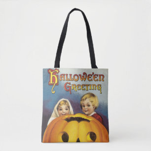 Altmodisches Halloween, Kinder & Pumpkin Tasche