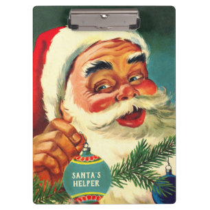 Altmodisches Laughing Weihnachten Organisieren Klemmbrett