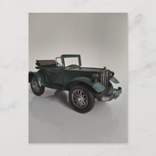 altmodisches Retro-Cabrio Postkarte