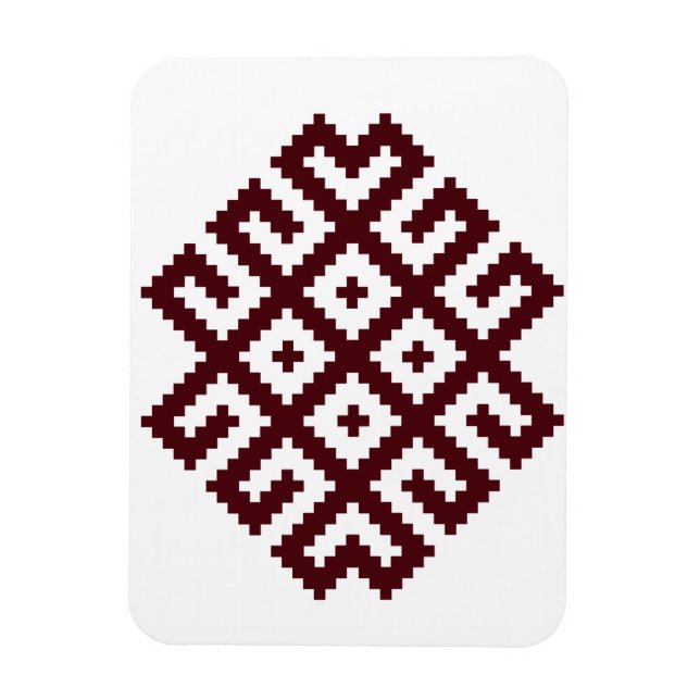 Altnordisches Lettisch, Litauisches Symbol Magnet (Vertikal)
