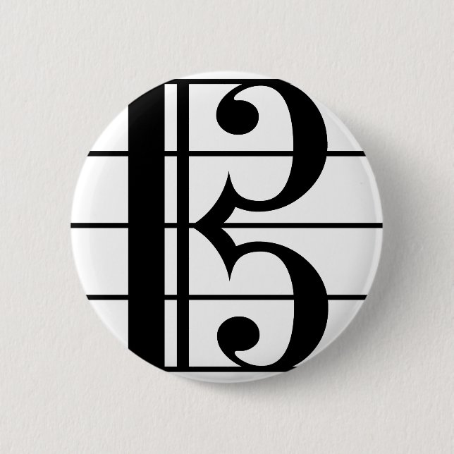 Alto Clef Button (Vorderseite)