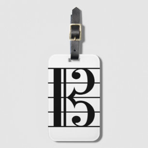 Alto Clef Gepäckanhänger