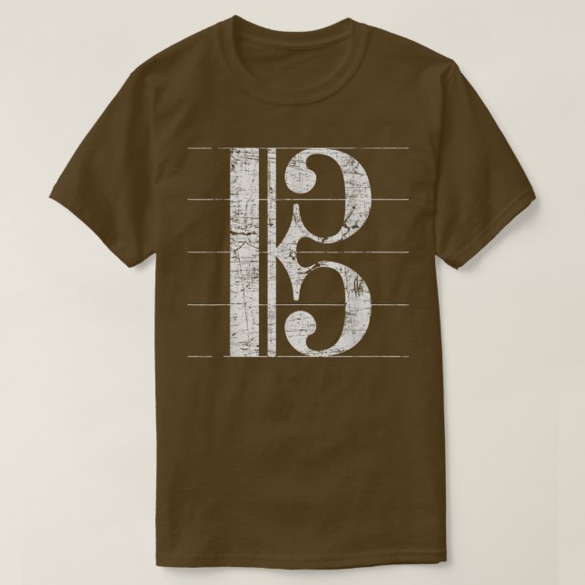 Alto Clef Komponist klassischer Musik Lehrerin Mus T-Shirt (Design vorne)