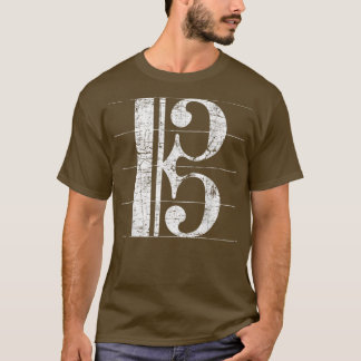 Alto Clef Komponist klassischer Musik Lehrerin Mus T-Shirt
