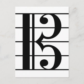 Alto Clef Postkarte