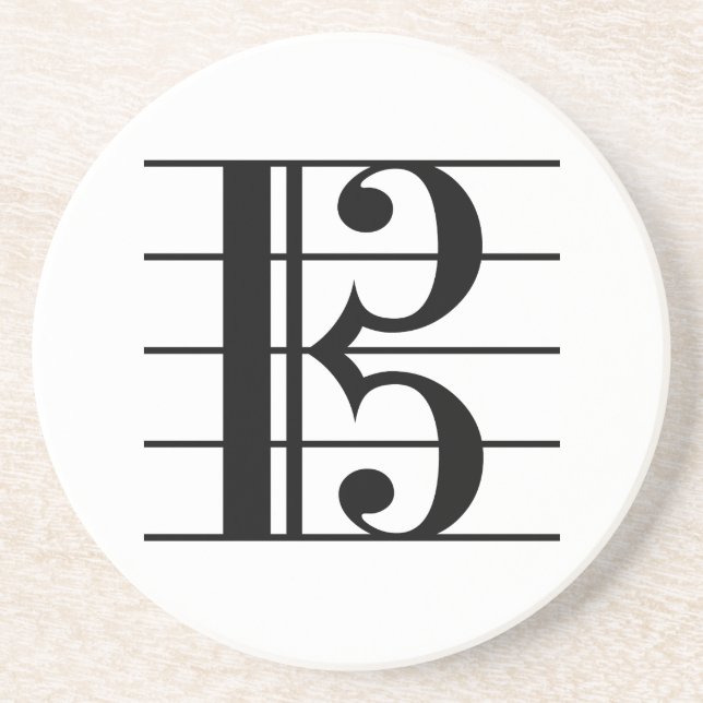 Alto Clef Sandstein Untersetzer (Vorne)