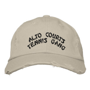 ALTO GERICHTETennisgang Bestickte Baseballkappe