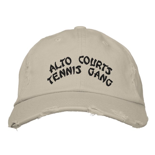 ALTO GERICHTETennisgang Bestickte Baseballkappe (Vorderseite)