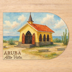 Alto Vista Aruba Aquarell Acryleinladungen