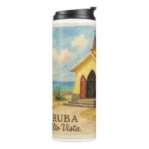Alto Vista Aruba Aquarell Thermosbecher