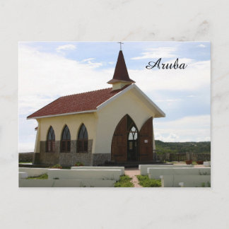 Alto Vista Kapelle in Aruba Postkarte