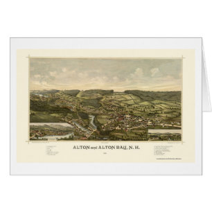 Alton, carte panoramique de NH - 1888