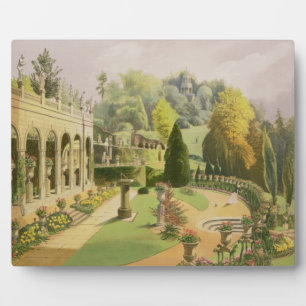 Alton Gardens, aus "The Gardens of England", 1857 Fotoplatte